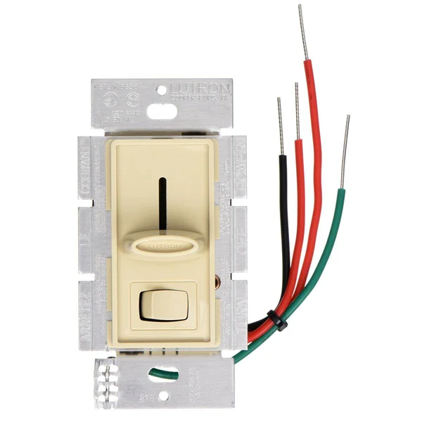 Lutron SF-12P-277-3-IV - Skylark 3-Way Fluorescent Dimmer - Ivory
