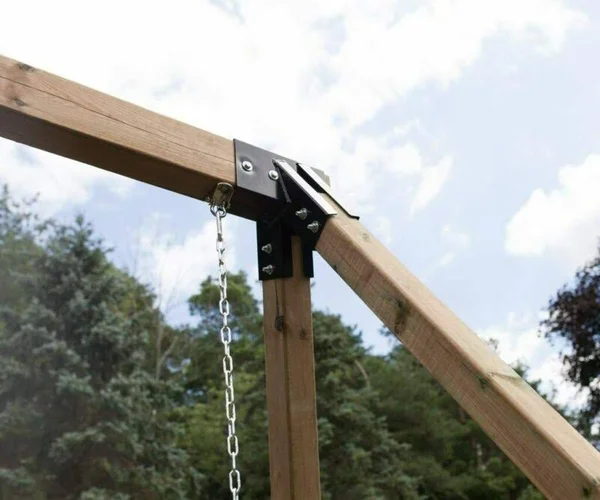 Bay Swings, Swing Set Brackets, Swing Frame, Wood Swing Set Kit, DIY Swing Set Hardware Kit, Made in USA