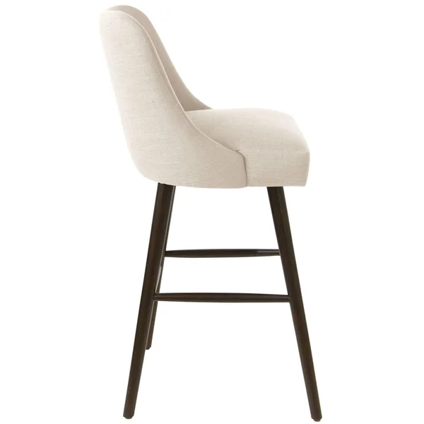30x22 Geller Modern Barstool Talc Linen - Project 62