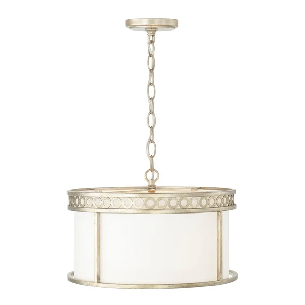 Capital Lighting 243141WG Isabella 4 Light Semi-Flush, Winter Gold