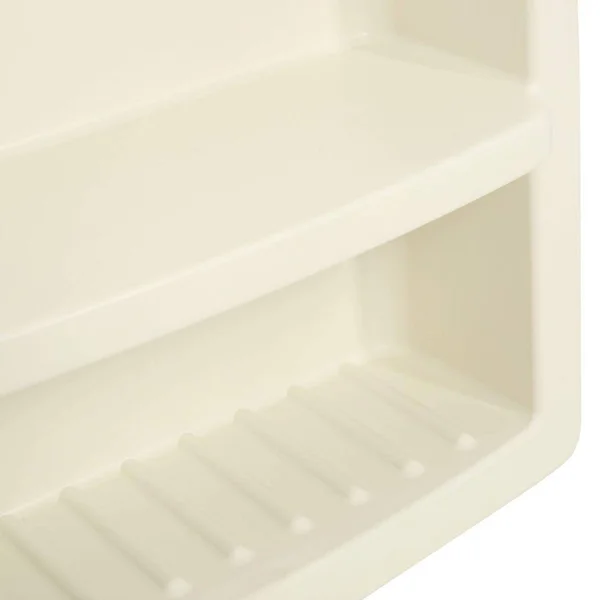 Swan RS-2215-018 Recessed Solid Surface Soap Dish - Bisque, 22x22 x 15x22 x 4 5/16x22