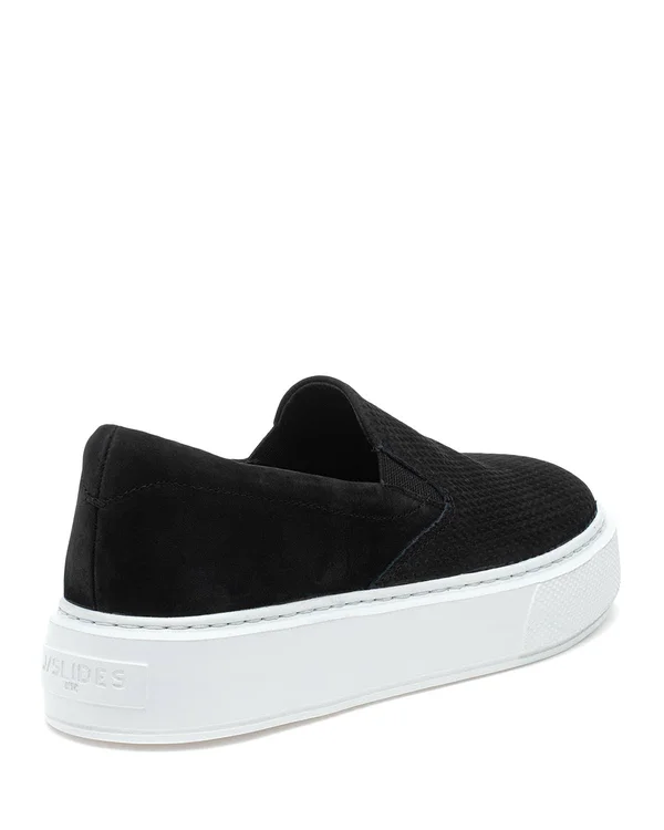 J/Slides Delia Leather Sneaker - 7.5, White Multi