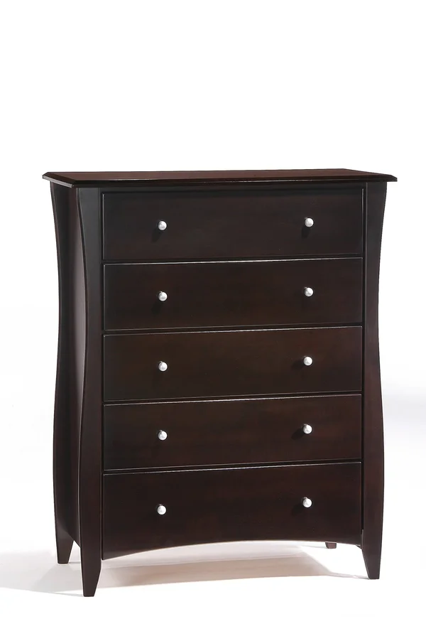 Night and Day Clove 5 Drawer Chest - White