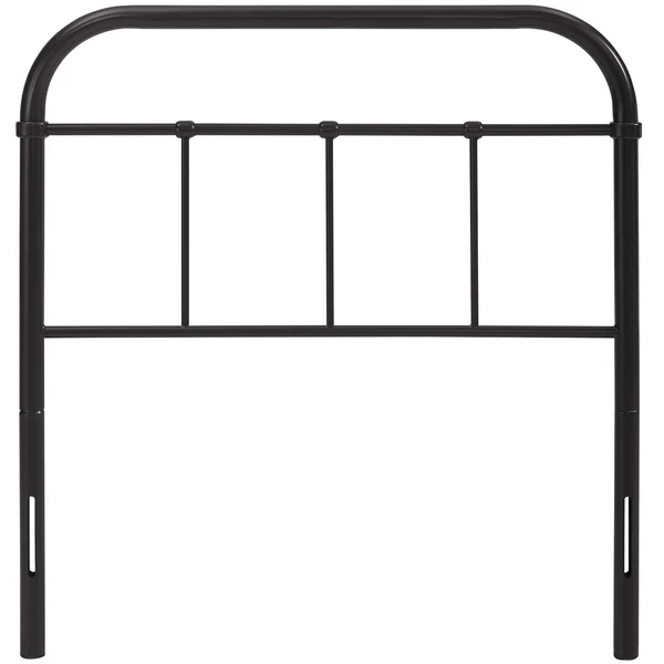 Lomita Classic Twin Size Brown Metal Headboard