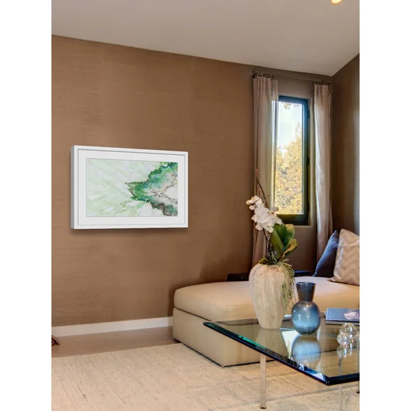 Marmont Hill - Green Outline Framed Painting Print - Green