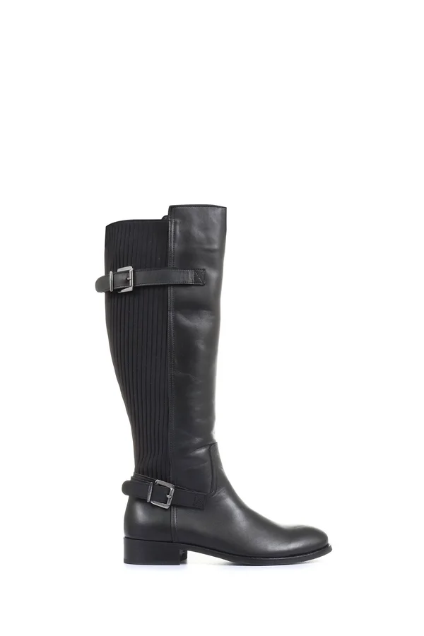 Jones Bootmaker Women's Arya Leather Knee High Boots - Black, US 07