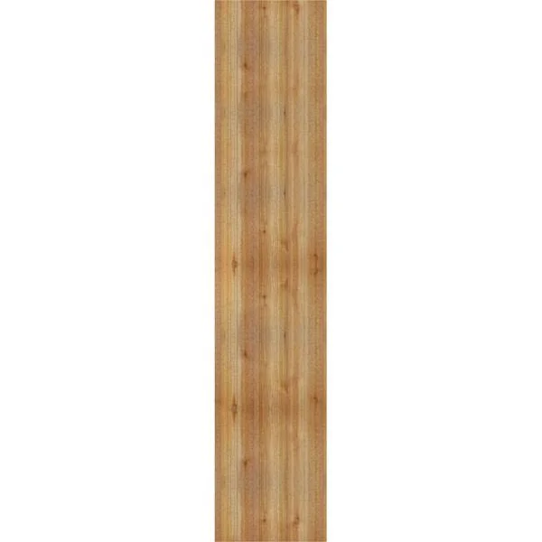 16 7/8x22W x 82x22H TimberCraft Five 3 3/8x22 Boards Joined Board-n-Batten Shutters - Rough Sawn Western Red Cedar (Per Pair)