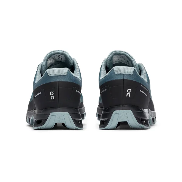 on Running Men's Cloudventure Waterproof Storm/Cobble - 14, D