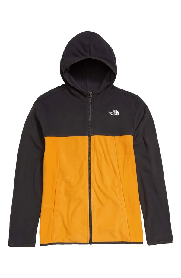 The North Face Boys& Glacier Full Zip Hoodie - Large - Ketchup Red