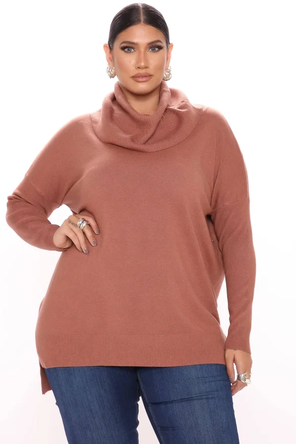 Womens Meeting The in Laws Sweater in Rust Size Medium/Large by Fashion Nova