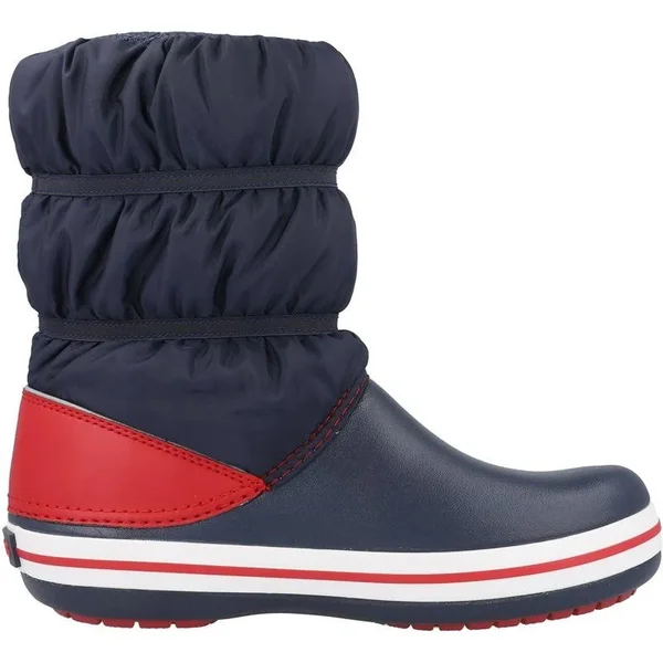Crocs Kids& Crocband Winter Boot - Navy Blue/Red, C12