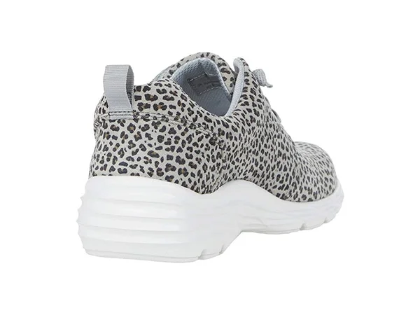 Nurse Mates Align Grey Leopard Velocity Athletic Shoes - 7.5M - N_A