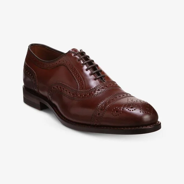 Allen Edmonds Strand Shell Cordovan Cap-Toe Oxford - Chili