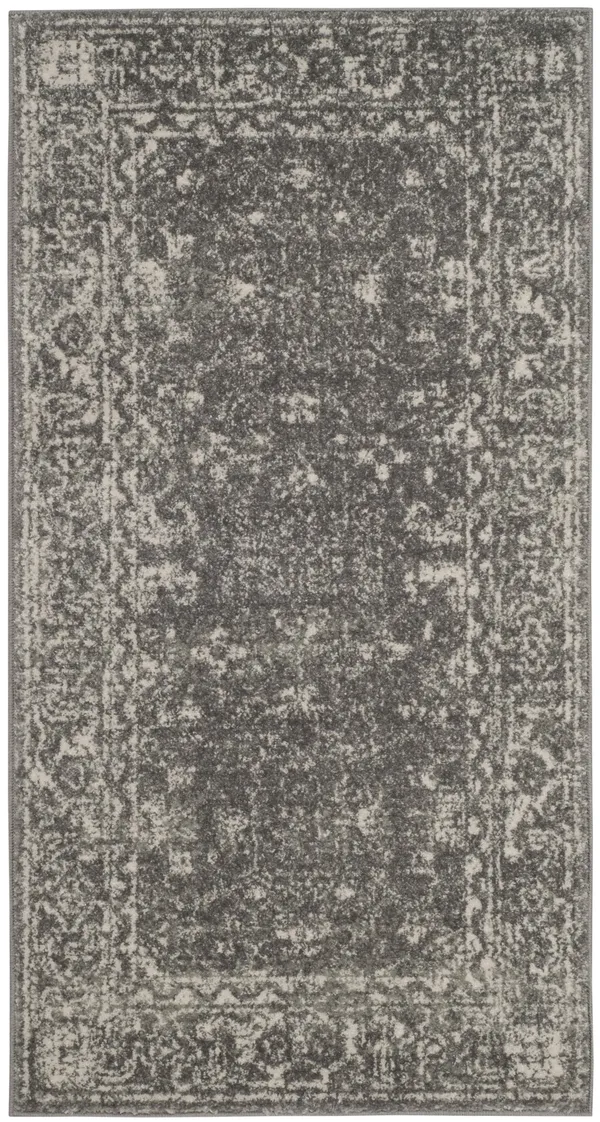 Safavieh EVK270S Evoke Grey, Ivory Area Rug - 11& x 15&