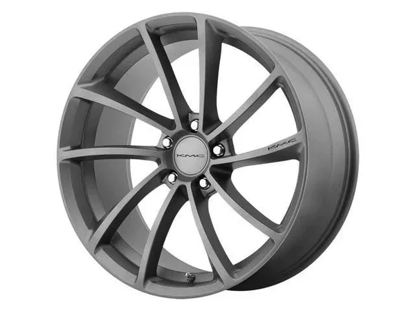KMC Km691 Spin 18x8 5x4.5x22 +35mm Gunmetal Wheel Rim 18x22 inch