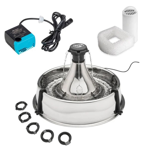 Drinkwell 360 Pet Fountain - Stainless Steel PetSafe