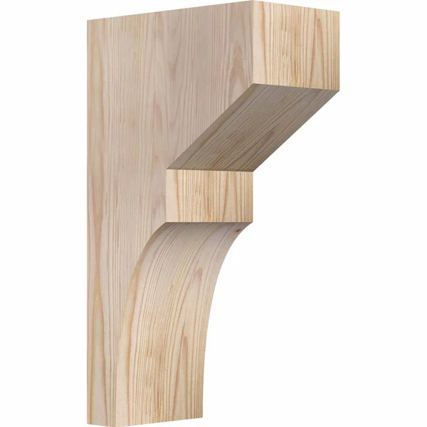 5 1/2x22W x 10x22D x 18x22H Monterey Smooth Corbel - Douglas Fir