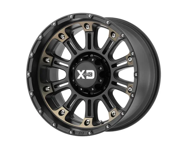 XD Series XD82979087918 XD829 Hoss II Wheel 17x9 8x8x170 +18mm Satin Black Machined Dark Tint