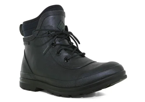 Muck Boot Women's Originals Lace-Up Rain Boots Black 9