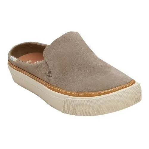 Toms Women's Sunrise Mule - Size: 8, Desert Taupe Suede