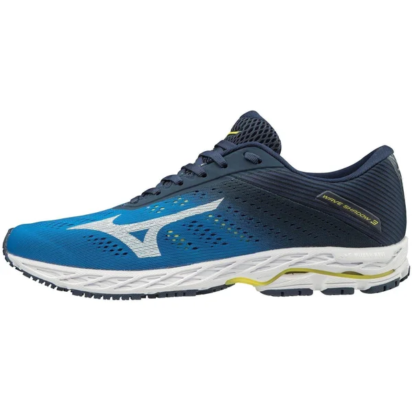 Mizuno - Men's Wave Shadow 3 Running Shoe, Campanula-White, Size 9