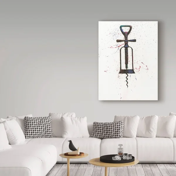 Trademark Art Wellington Studio 'Wine Splash Corkscrew II' Canvas Art