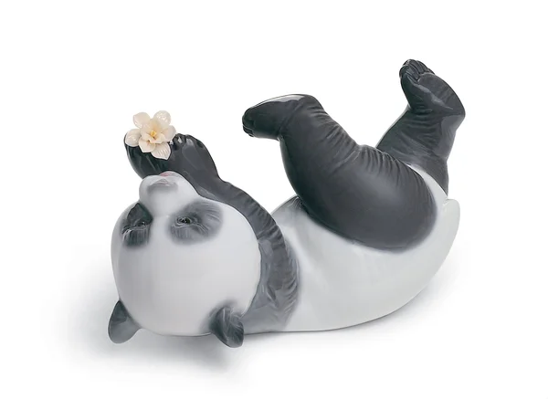 Lladro A Joyful Panda Porcelain Figurine, 5.12in x 2.76in