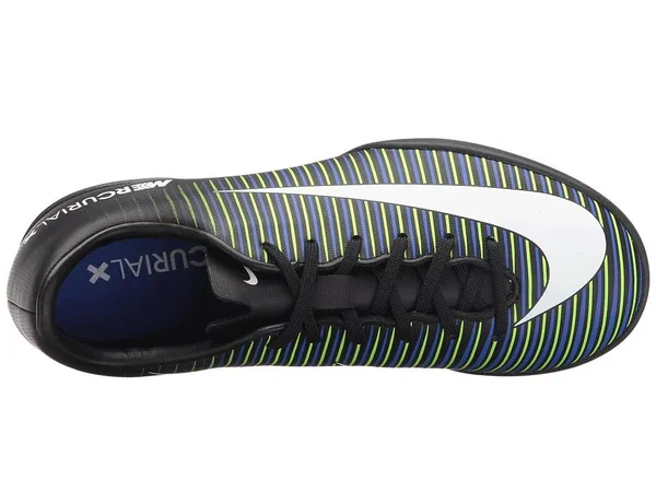 Nike Jr MercurialX Vapor XI TF Kids Black/White/Green - 1.5