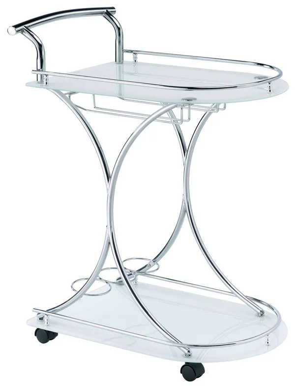 Picket House Furnishings Sedona Bar Cart in White