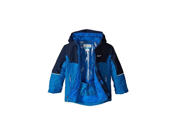 Columbia Mighty Mogul Jacket M, Super Blue Check, Collegiate Navy