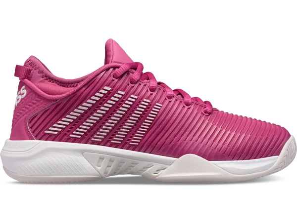K-Swiss Women's Hypercourt Supreme Tennis Shoe (Cactus Flower/Nimbus Cloud/White - 9)
