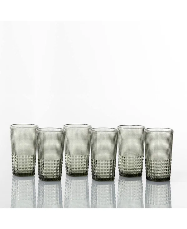Fortessa Malcolm Ice Beverage Glass - Set of 6 - Clear