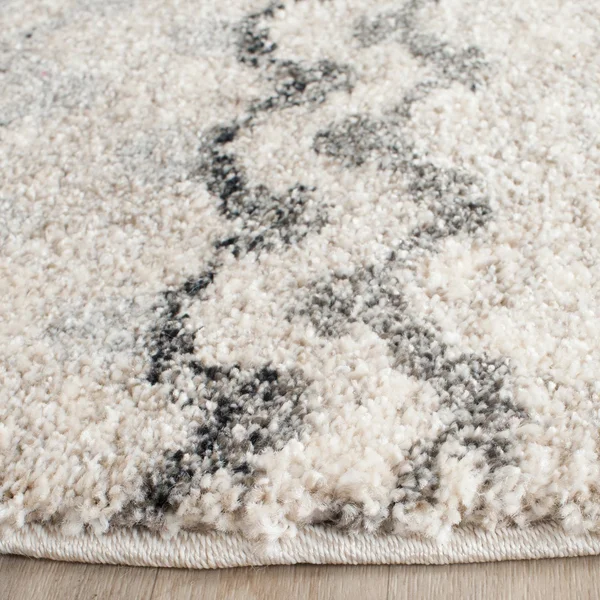 Safavieh RET2136-1180 Retro Cream, Grey Area Rug - 8& x 8& Round
