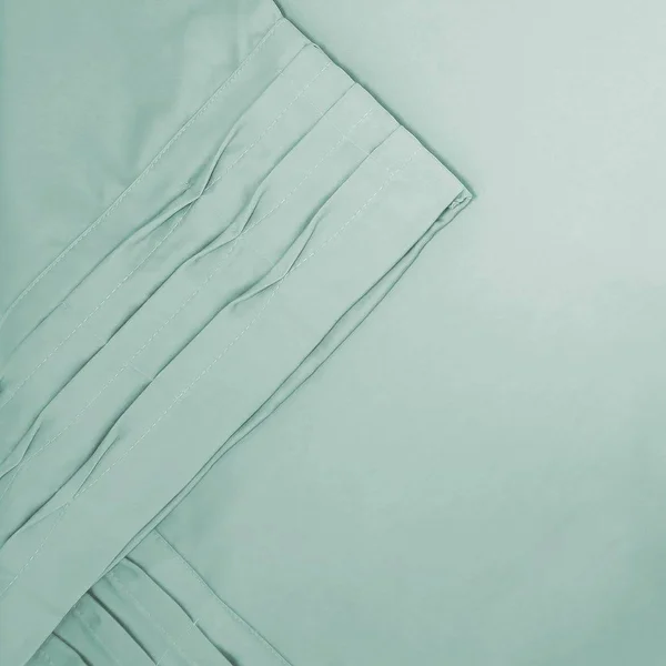 Solid 4 Piece Sheet Set with Pintuck Hem Misty Blue, California King