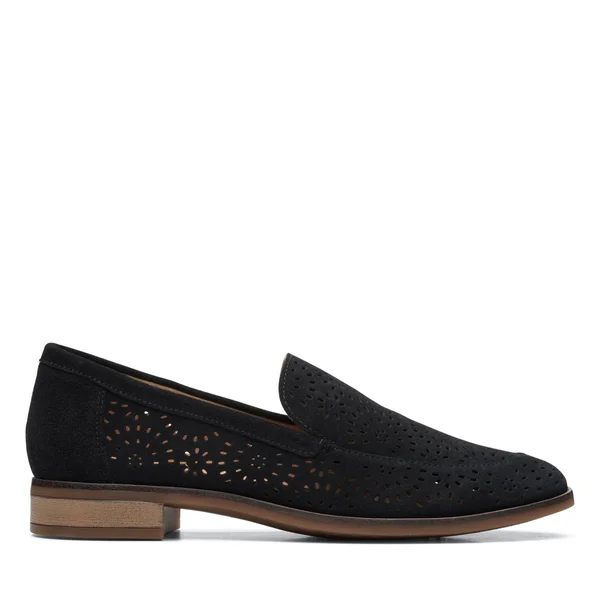 Clarks Womens Trish Calla Black Size 7.5