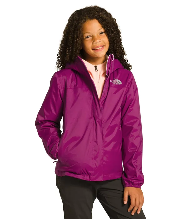 The North Face Girls& Resolve Reflective Jacket - Medium - Wild Aster Purple