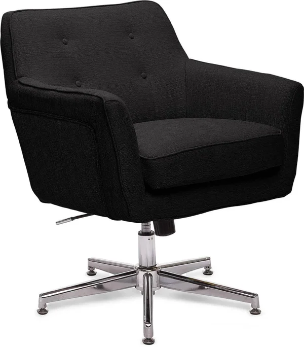 Serta Ashland Home Office Chair, Charcoal Charm