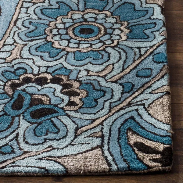 Safavieh Allure ALR310A 5&0x22 x 8&0x22 Grey, Gold Area Rug
