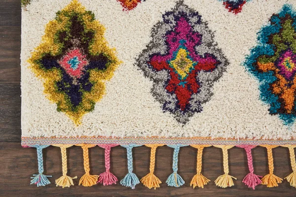 Nourison Moroccan Casbah MCB06 Area Rug, Ivory/Multicolor, 2&3x22 x 8&