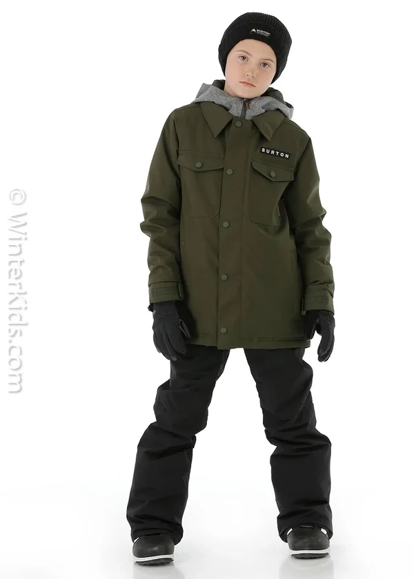 Burton Uproar Jacket - Boys& XL Forest Night