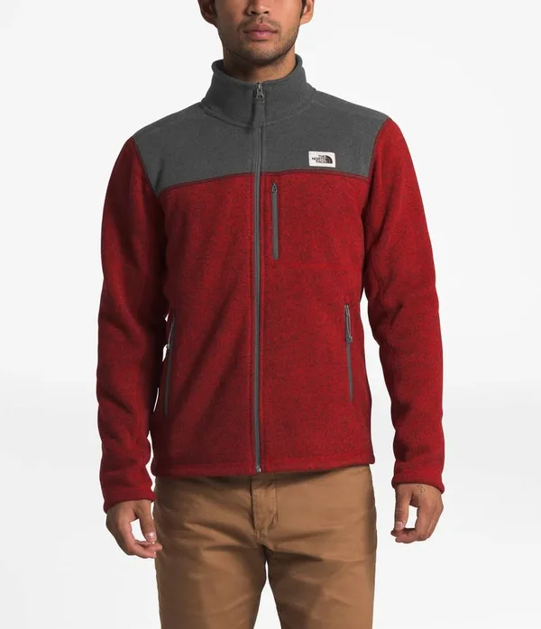 The North Face Men's Gordon Lyons Full-Zip Jacket: Cardinal Red Heather