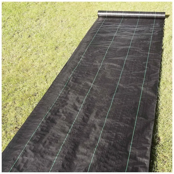 Yescom 4ft x 250ft Landscape Fabric 2.95oz Weed Barrier Woven PP with UV Treated Block Mat Ground Cover Outdoor Garden
