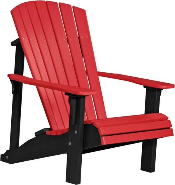 LuxCraft Recycled Plastic Deluxe Adirondack Chair