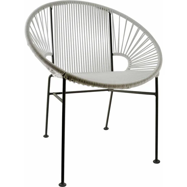 Innit Designs Concha Chair - Black Frame - Clear