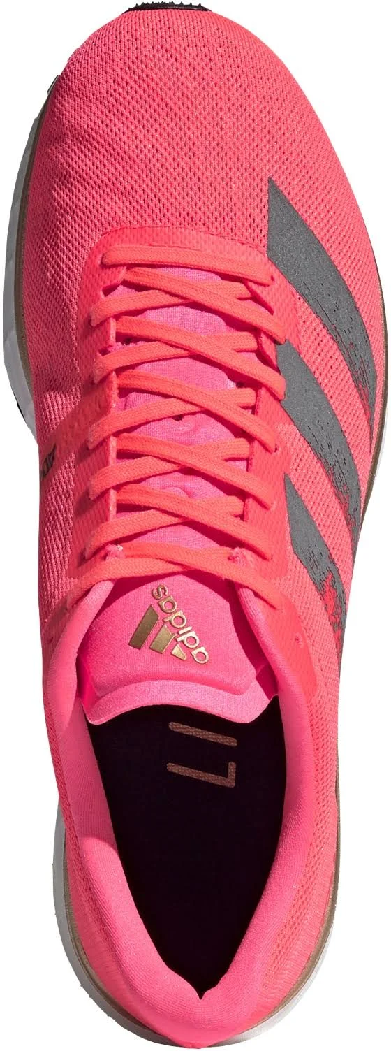 Adidas Adizero Adios 5 Boost Mens Running Shoes - Pink-7.5