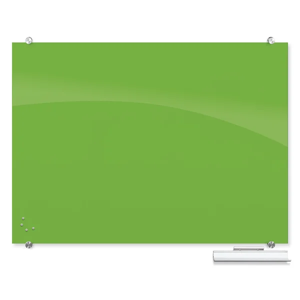 Best-Rite Visionary Colors Magnetic Glass Dry Erase Whiteboard 35.43x22 x 47.24x22 Green (83844-Green)