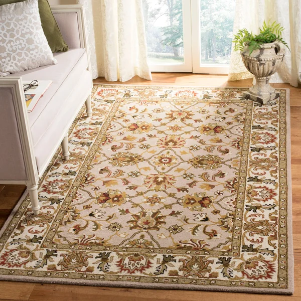 Safavieh Heritage HG452A Ivory, Light Gold 5& x 8& Area Rug