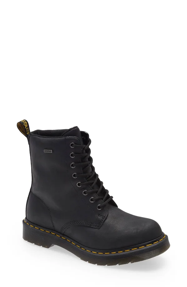 Dr. Martens Black 1460 Waterproof Boots