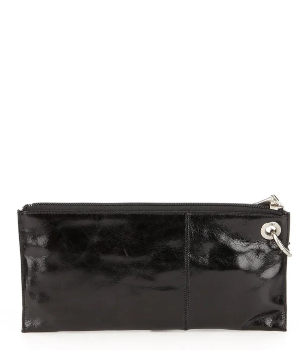 Hobo Vida Top-Grain Leather Zip Wristlet - Mustard