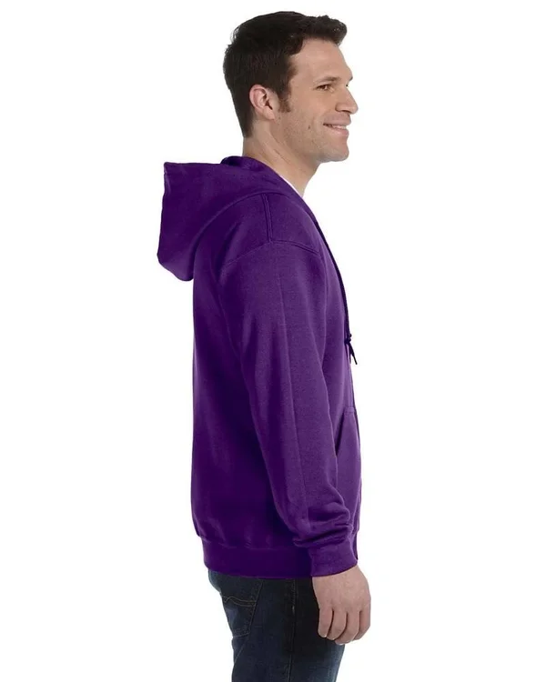 Gildan G186 - Heavy Blend 8 oz., 50/50 Full-Zip Hood - Purple